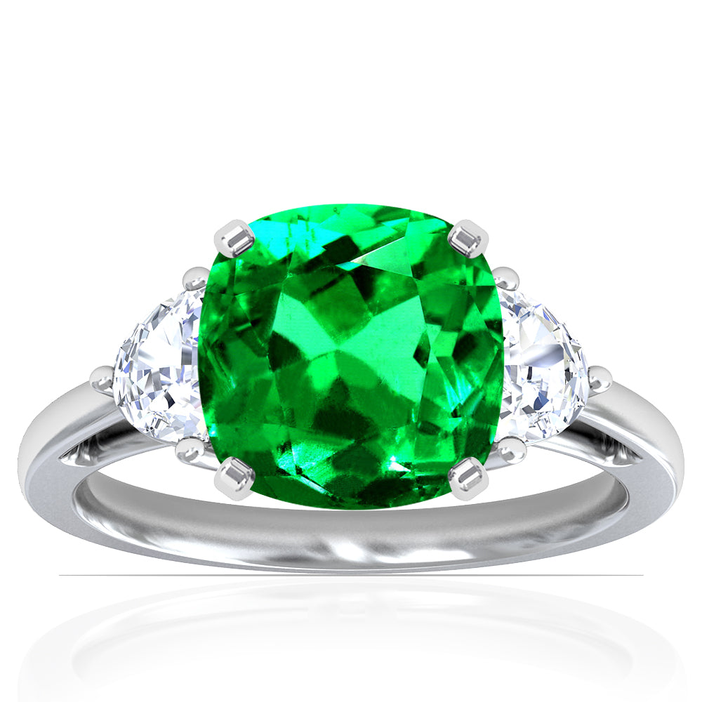 Geoffrey's Diamonds - Where the Bay Gets Engaged. Platinum Cushion